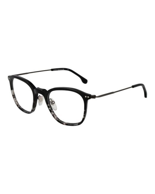 Lozza Brown Black Metal Glasses (frames)
