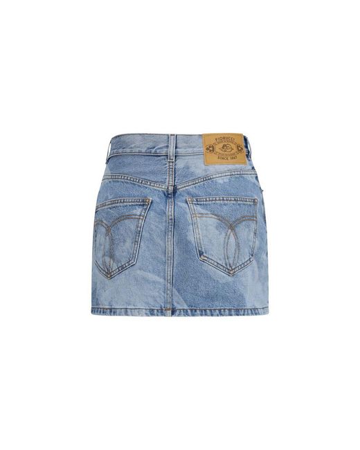 Fiorucci Blue Denim Skirt