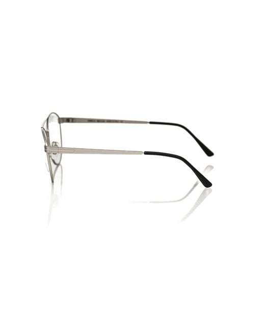 Frankie Morello Metallic Aviator Eyeglasses By