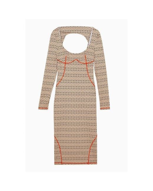 Patrizia Pepe Natural Nylon Casual Dress