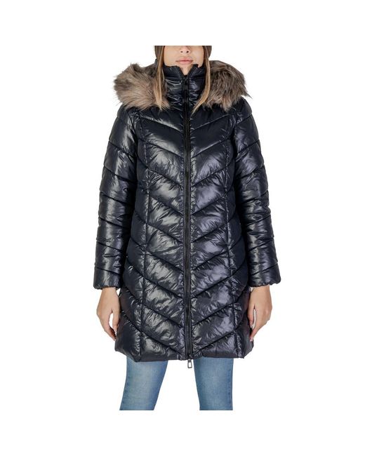 ONLY Blue Polyamide Jackets & Coat