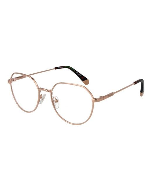 Polaroid Metallic Gold Metal Glasses (frames)