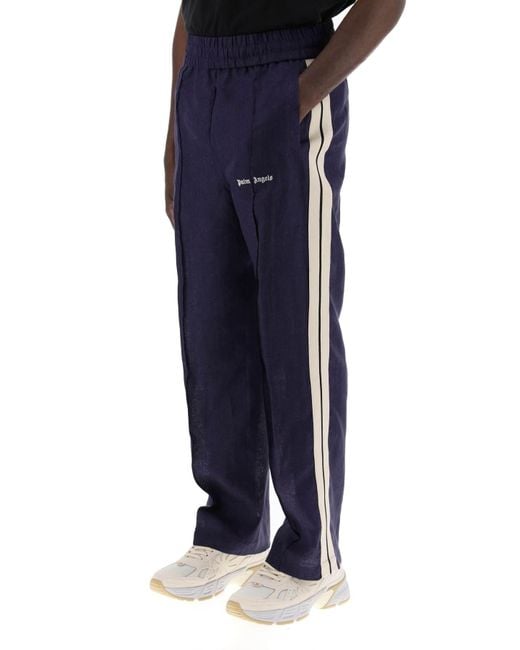 Palm Angels Blue Joggers for men
