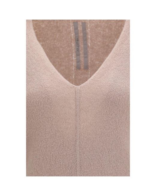 Rick Owens Brown Multicolor Cashmere Sweater