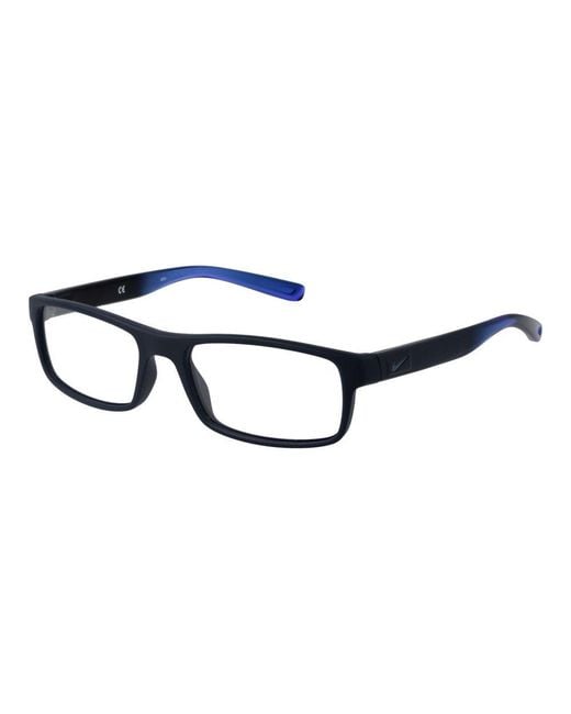 Nike Blue Plastic Glasses (frames) for men
