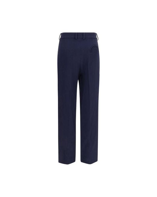 Blazé Milano Blue Wool Oves Aries Pants