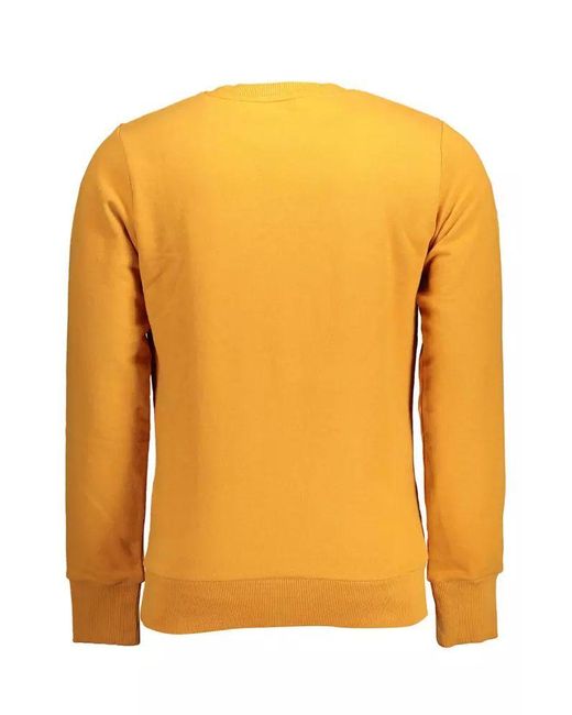 Superdry Yellow Cotton Sweater for men