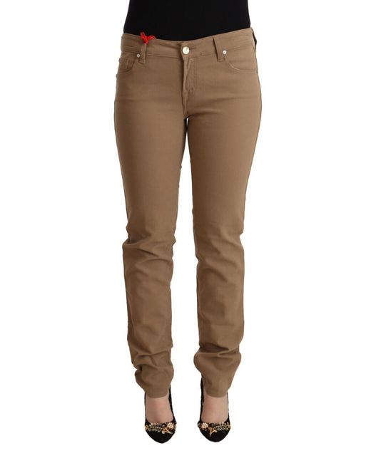 Jacob Cohen Black Elegant Mid Waist Skinny Pants