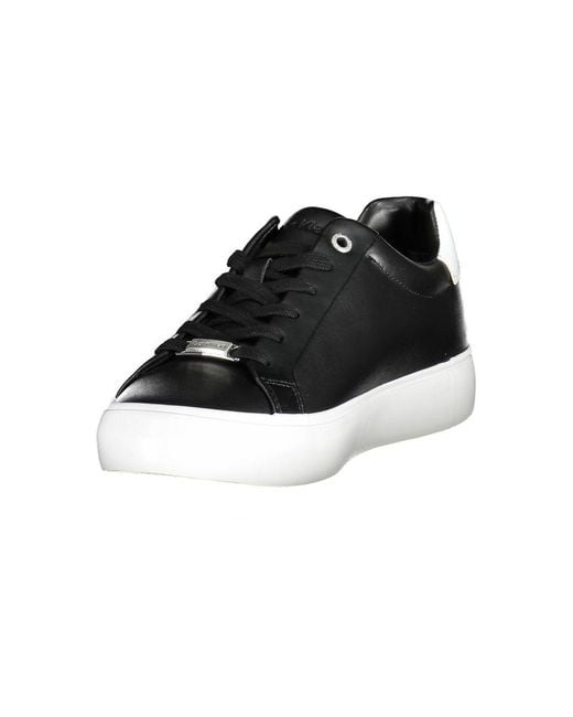 Calvin Klein Black Leather Sneaker