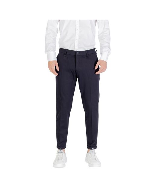Antony Morato Blue Viscose Dress Pants for men