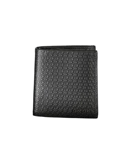 Calvin Klein Gray Leather Wallet for men