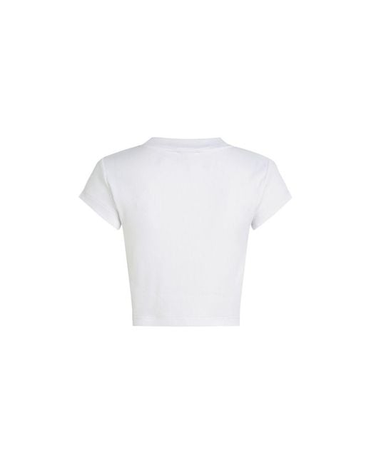 Calvin Klein White Cotton Tops & T