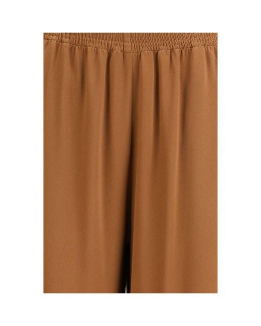 Fabiana Filippi Brown Viscose Casual Pants