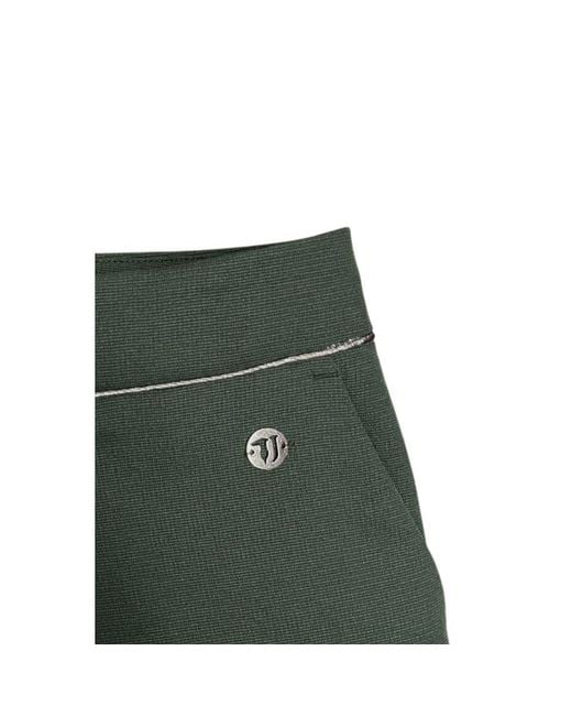 Trussardi Green Polyester Pants