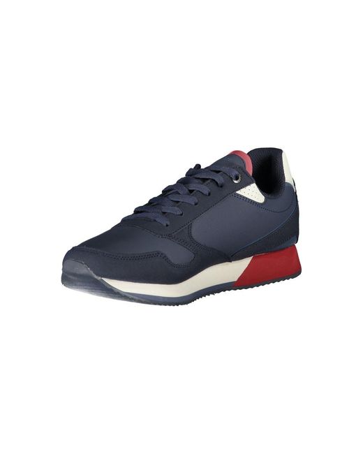 U.S. POLO ASSN. Blue Sleek Sporty Sneakers With Contrast Accents for men