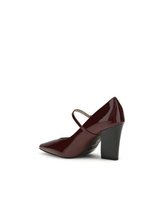 Pinko Brown Patent Leather Pumps