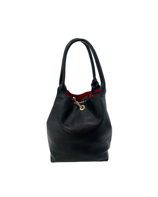 Baldinini Black Cow Shoulder Bag