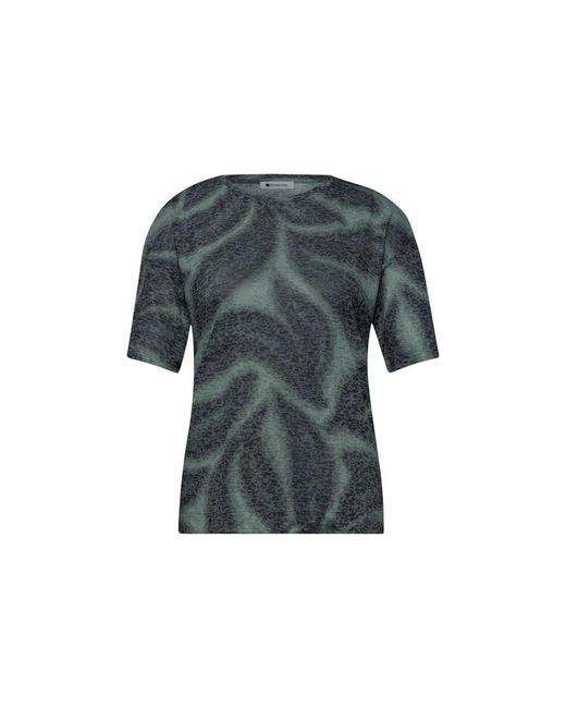 Street One Black Bicolor Polyester T