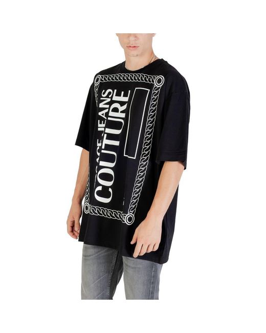 Versace Jeans Black Cotton T for men