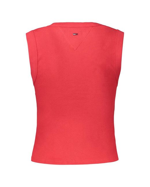 Tommy Hilfiger Red Cotton 's Tank