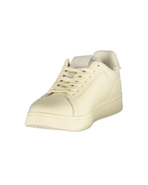 Tommy Hilfiger Natural White Polyurethane Men's Sneaker for men