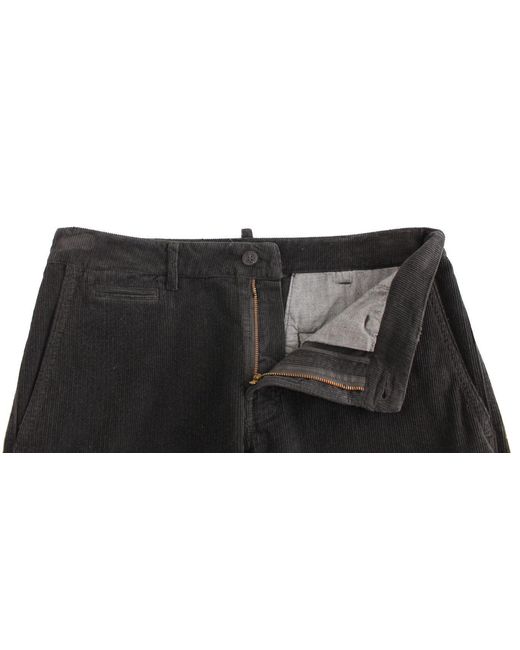 Gianfranco Ferré Blue Elegant Cotton Corduroy Pants