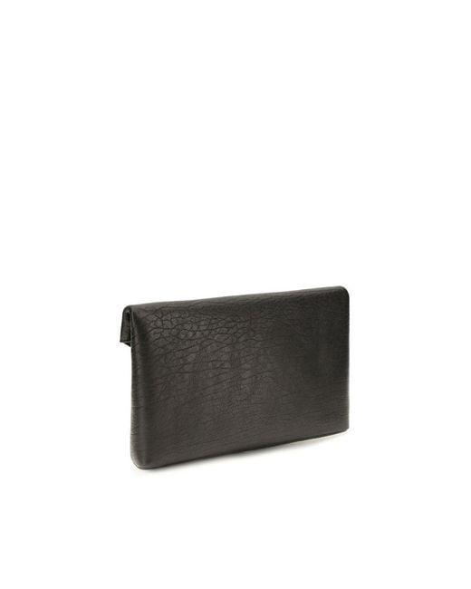 Saint Laurent Black Lamb Ovis Aries Aries Wallet