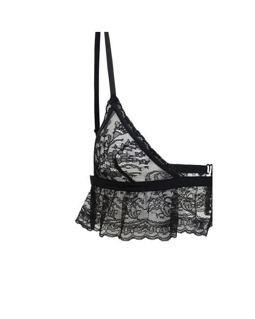Dolce & Gabbana Black Cotton Bra
