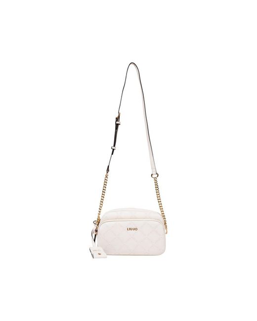 Liu Jo Natural White Polyethylene Handbag