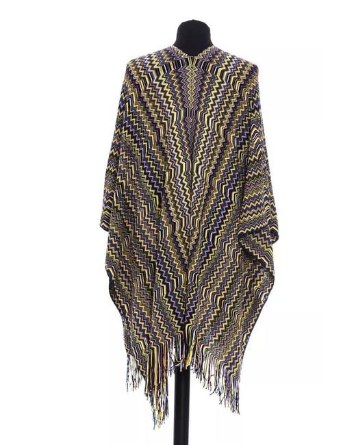 Missoni Multicolor Wool Poncho