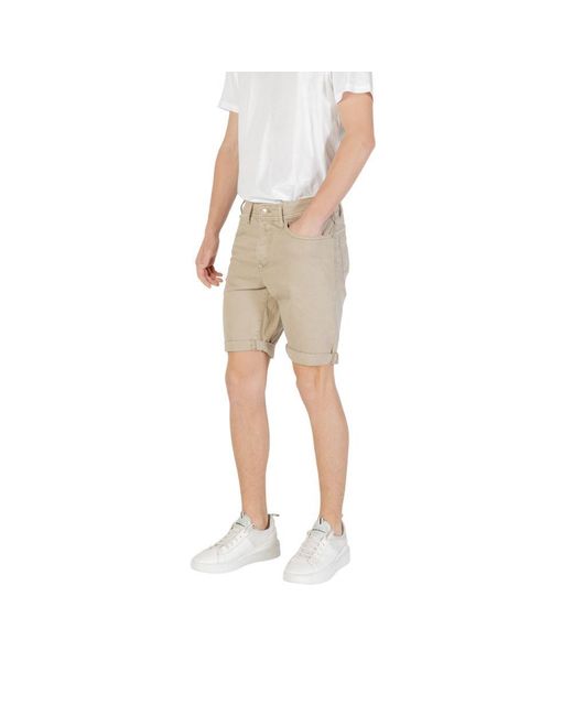Replay Natural Cotton Bermuda for men