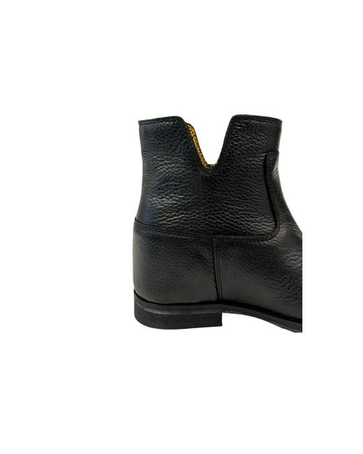 Borbonese Black Leather Boot