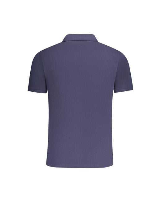 North Sails Blue Cotton Polo Shirt for men