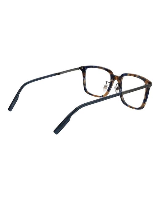 Zegna Black Multicolor Acetate Glasses (frames) for men