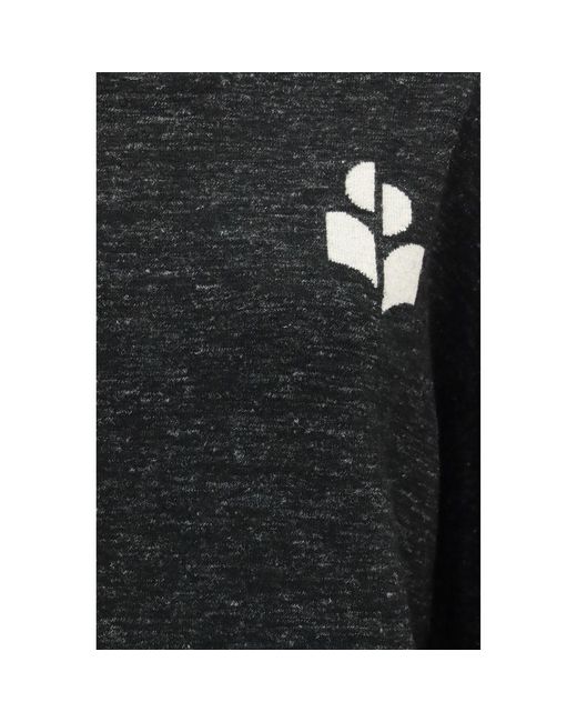 Isabel Marant Black Cotton Sweatshirt