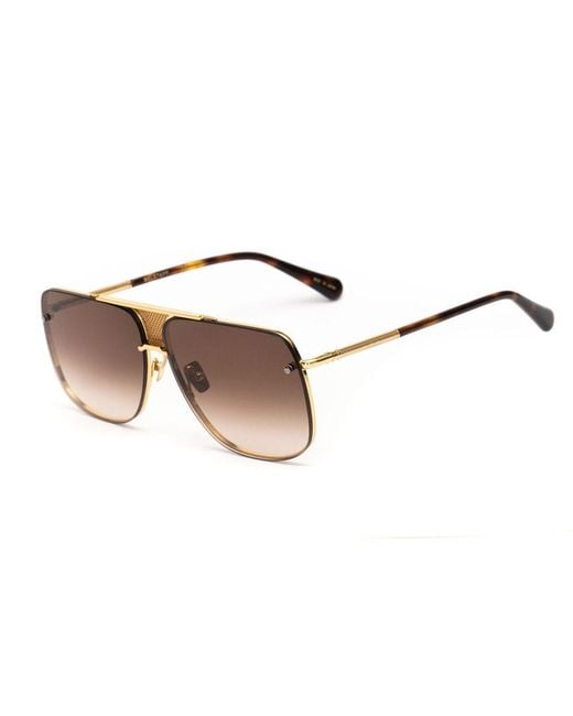 Belstaff Brown Gold Titanium Sunglasses for men