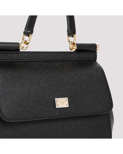 Dolce & Gabbana Black Miss Sicily Bag