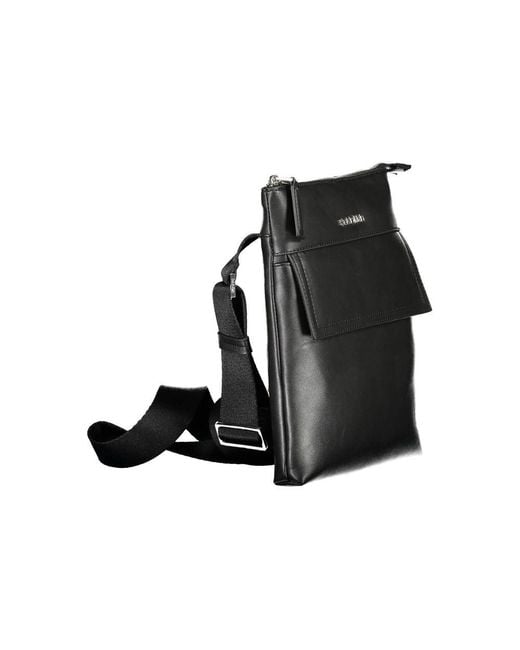 Calvin Klein Gray Polyester Shoulder Bag for men