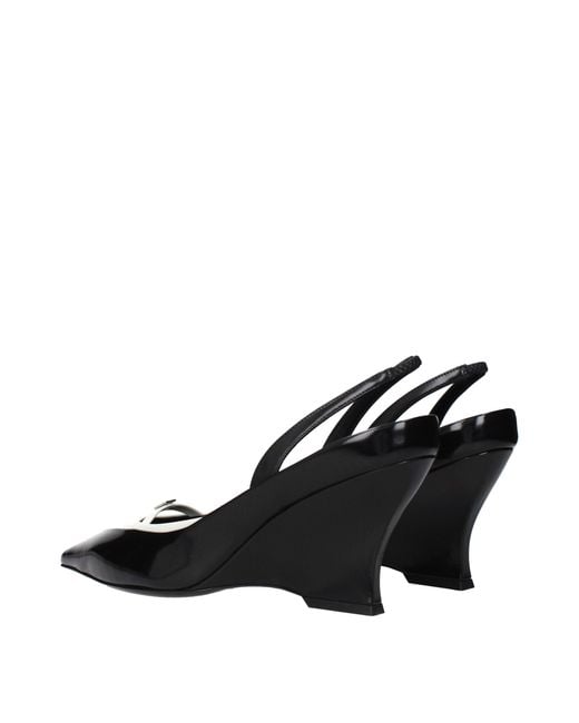 Givenchy Black Raven Sandals Leather