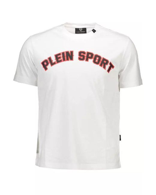Philipp Plein White Cotton T-shirt for men