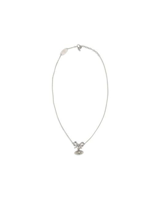 Vivienne Westwood Metallic Silver Silver Necklace