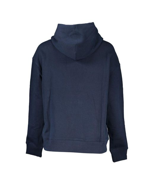 Tommy Hilfiger Blue Chic Hooded Sweatshirt With Logo Detail