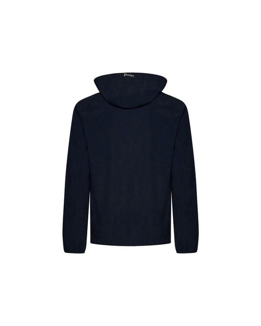 Herno Blue Elastane Shell Jacket for men