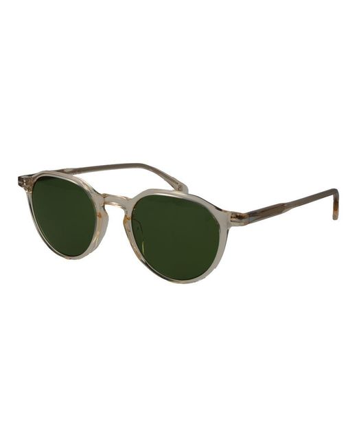 David Beckham Green Beige Acetate Sunglasses for men