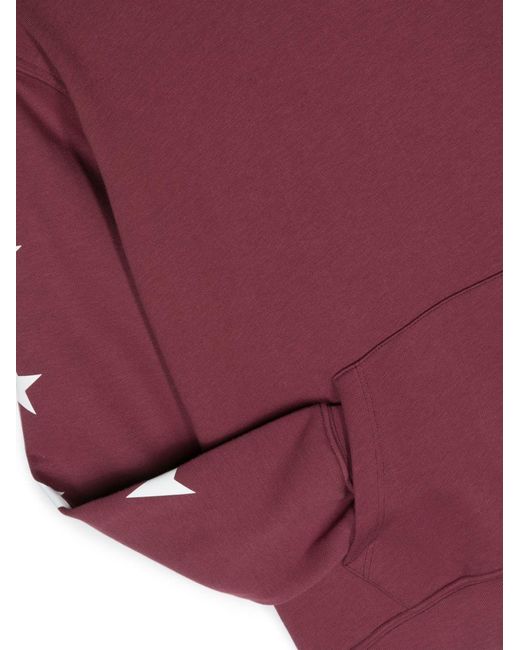 Golden Goose Deluxe Brand Purple Star/ Boy's Hoodie Sweatshirt/ Big Multistar Printed