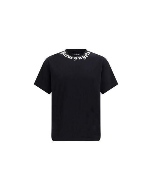 Palm Angels Black Cotton T for men