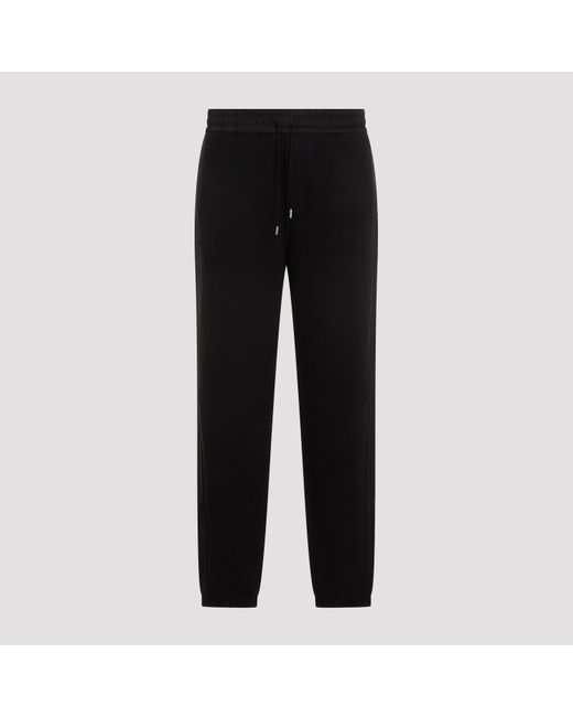 Saint Laurent Black Cotton Jogging Pants for men