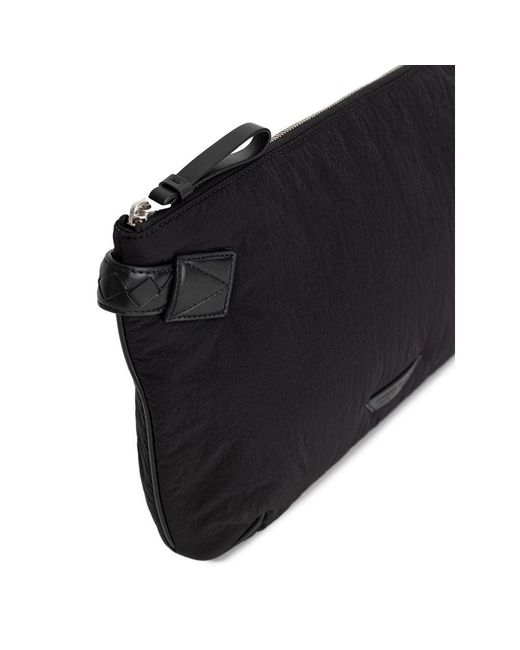 Bottega Veneta Black Nylon Clutch Bag for men