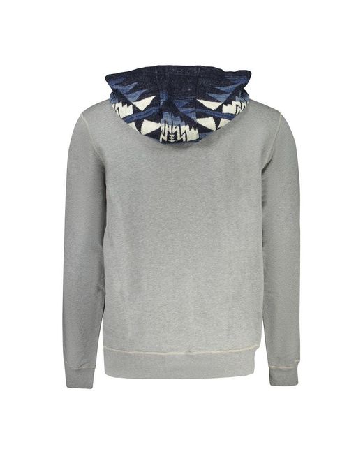Guess Gray Cotton Men Sweater for men