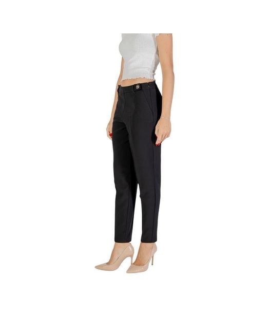 ONLY Black Recycled Polyester Casual Pants